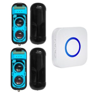 Chuông Báo Khách Cho Cửa Hàng Hồng Ngoại 2 Tia Khoảng Cách Xa Mspir01(4) bộ 2 cảm biến 1 loa
