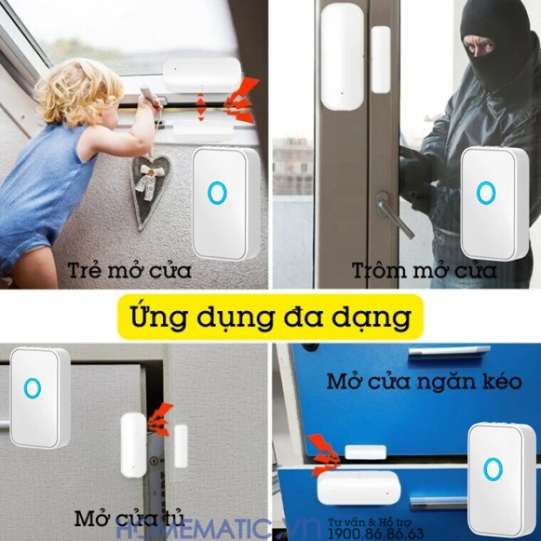 Chuông Chống Trộm Báo Trộm Mở Cửa Cacazi M28d(2) Chuông Chống Trộm Báo Trộm Mở Cửa Cacazi M28d(2)