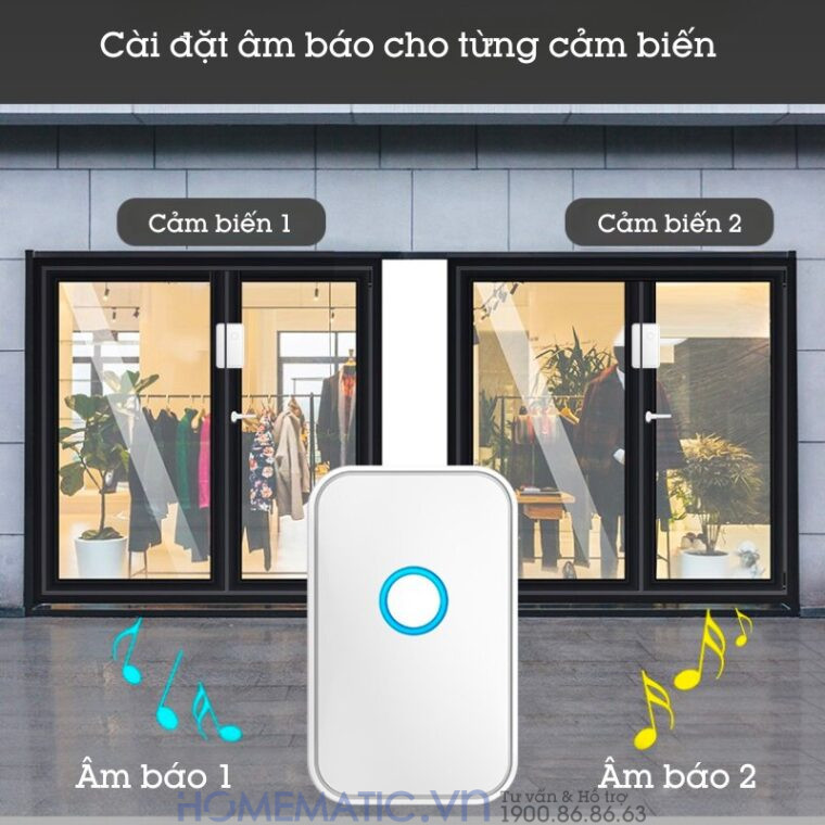 Chuông Chống Trộm Báo Trộm Mở Cửa Cacazi M28d(2) Chuông Chống Trộm Báo Trộm Mở Cửa Cacazi M28d(2)