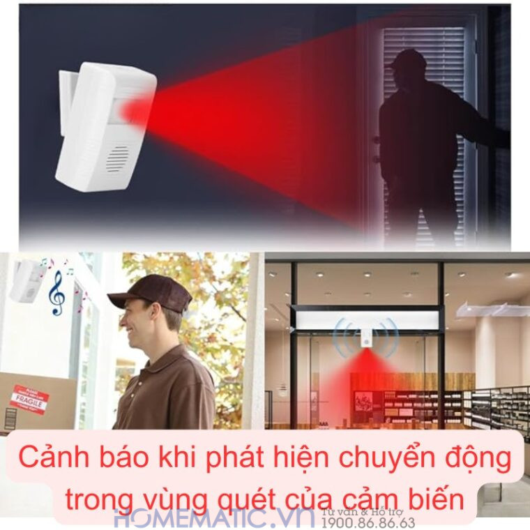 Chuông Chống Trộm Hồng Ngoại Ht-bk01(2)