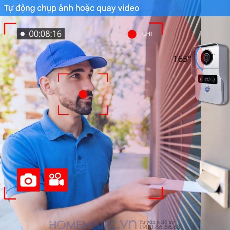 Chuông Cửa Có Hình Thông Minh Wifi Màn 10inch Smartlife Kw62101