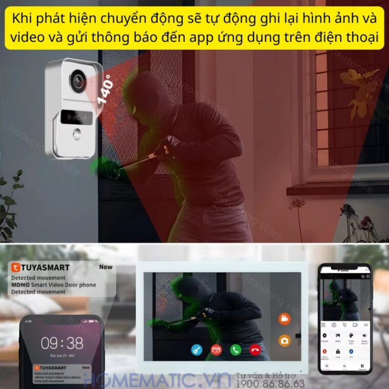 Chuông Cửa Có Hình Thông Minh Wifi Màn 10inch Smartlife Kw62101 Chuông Cửa Có Hình Thông Minh Wifi Màn 10inch Smartlife Kw62101