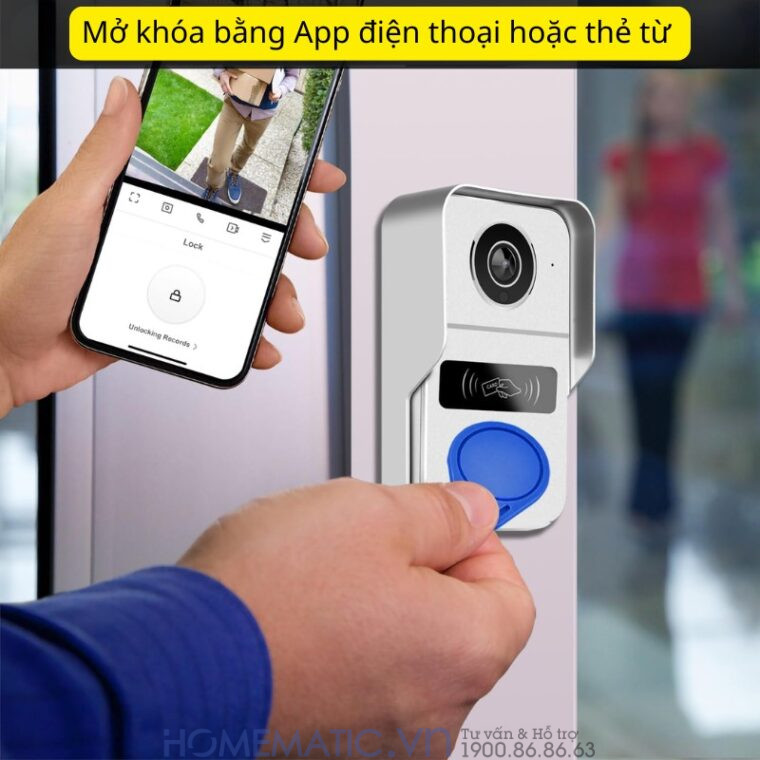 Chuông Cửa Có Hình Thông Minh Wifi Màn 10inch Smartlife Kw62101 Chuông Cửa Có Hình Thông Minh Wifi Màn 10inch Smartlife Kw62101