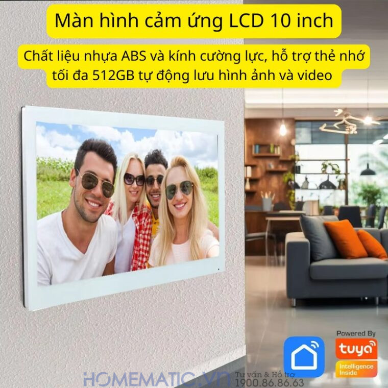 Chuông Cửa Có Hình Thông Minh Wifi Màn 10inch Smartlife Kw62101 Chuông Cửa Có Hình Thông Minh Wifi Màn 10inch Smartlife Kw62101