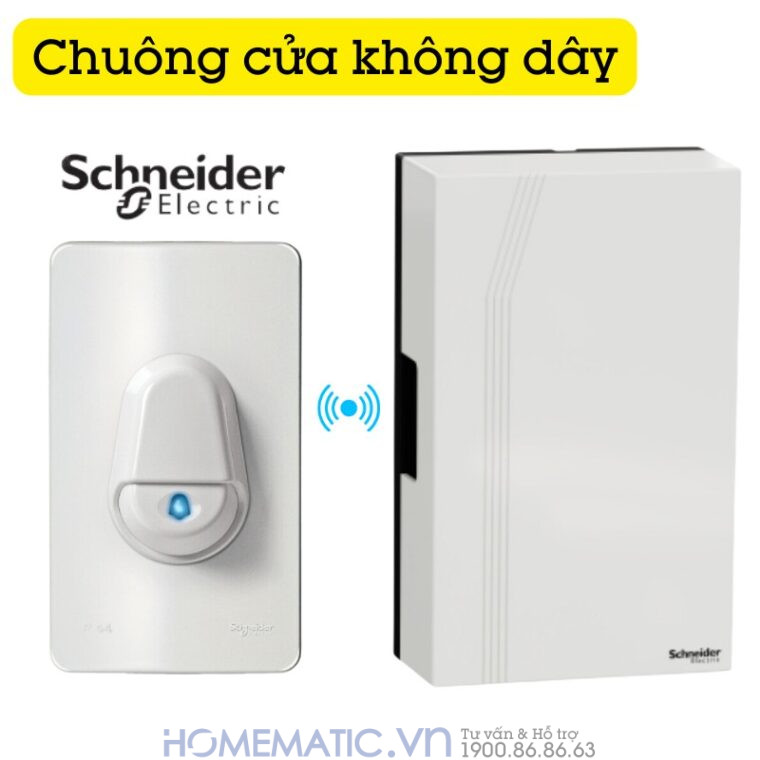 Chuông Cửa Không Dây Cao Cấp Chống Nước Schneider Electric A3031cct