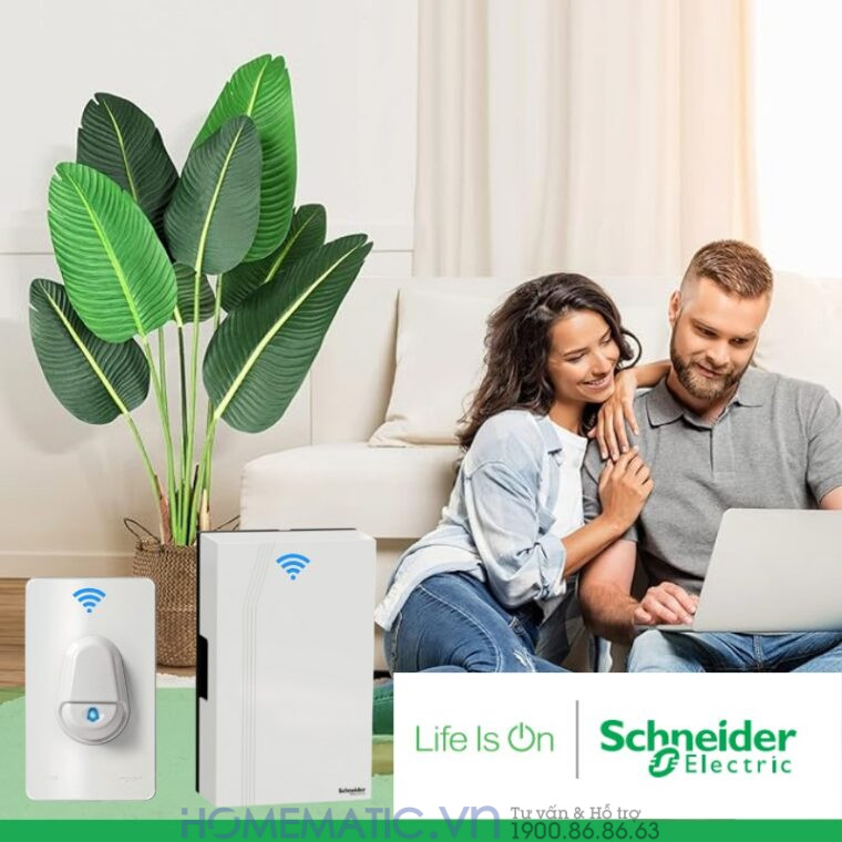 Chuông Cửa Không Dây Cao Cấp Chống Nước Schneider Electric A3031cct Chuông Cửa Không Dây Cao Cấp Chống Nước Schneider Electric A3031cct