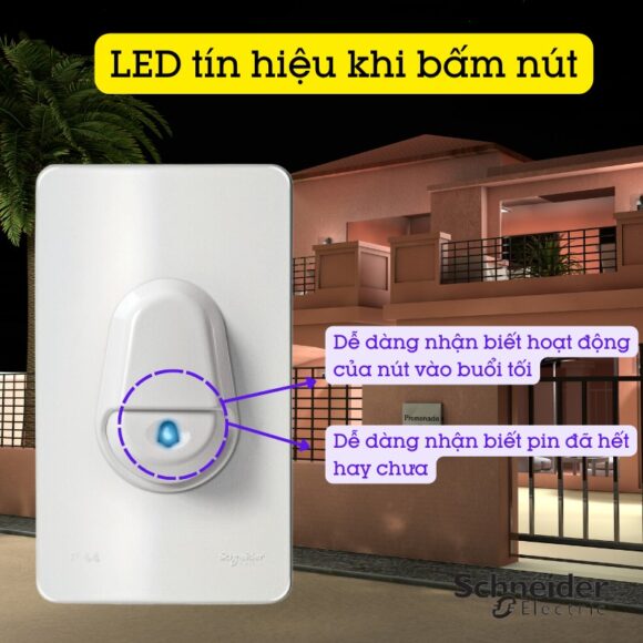 Nút bấm có led tín hiệu