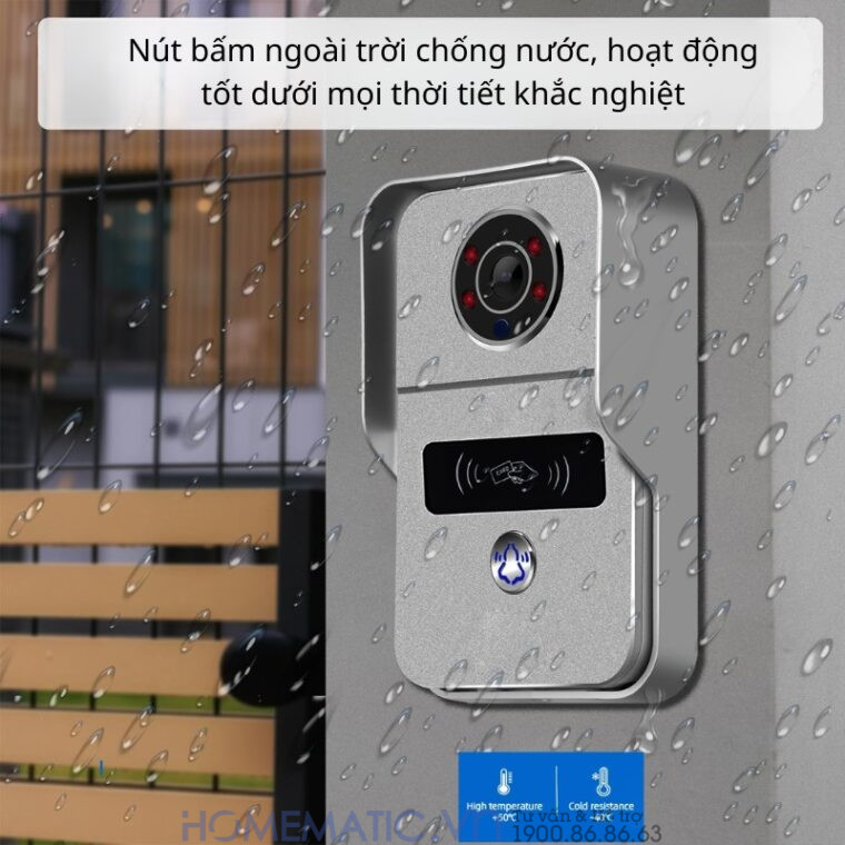 Chuông Cửa Màn Hình 7inch Thông Minh Wifi Smartlife Kw6271 Chuông Cửa Màn Hình 7inch Thông Minh Wifi Smartlife Kw6271