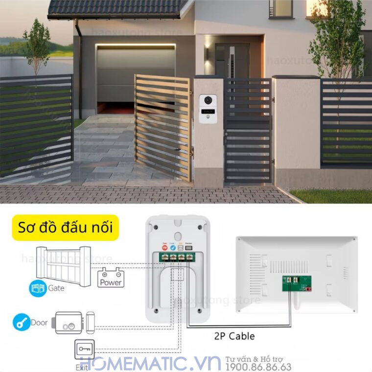 Chuông Cửa Màn Hình 7inch Thông Minh Wifi Smartlife Kw6271 Chuông Cửa Màn Hình 7inch Thông Minh Wifi Smartlife Kw6271