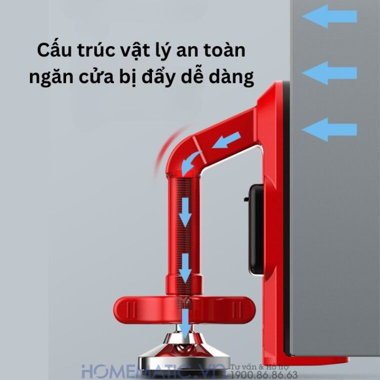 Khóa Chặn Cửa Chống Trộm Báo động Mở Cửa Doorstop-qhe