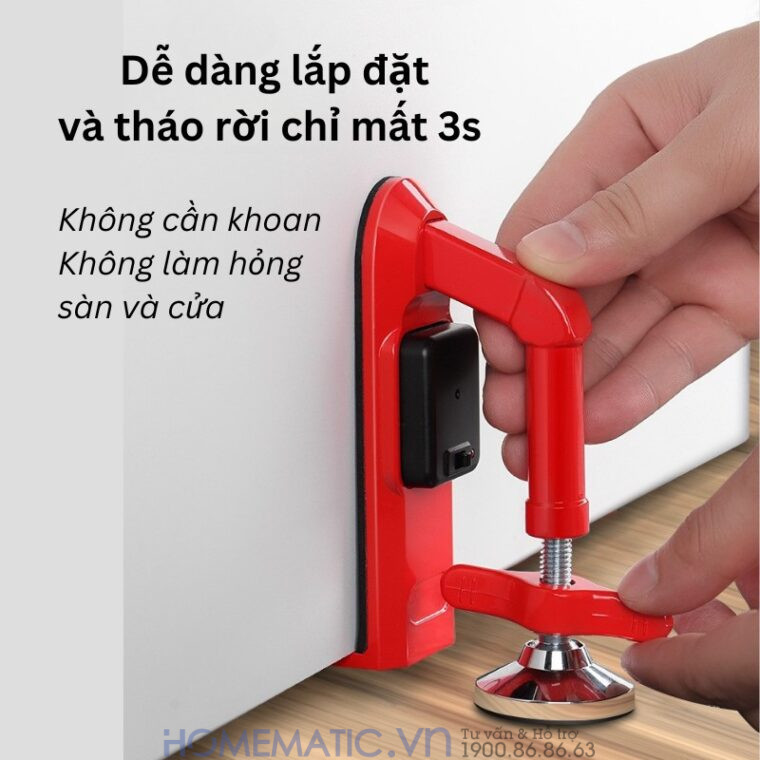 Khóa Chặn Cửa Chống Trộm Báo động Mở Cửa Doorstop-qhe