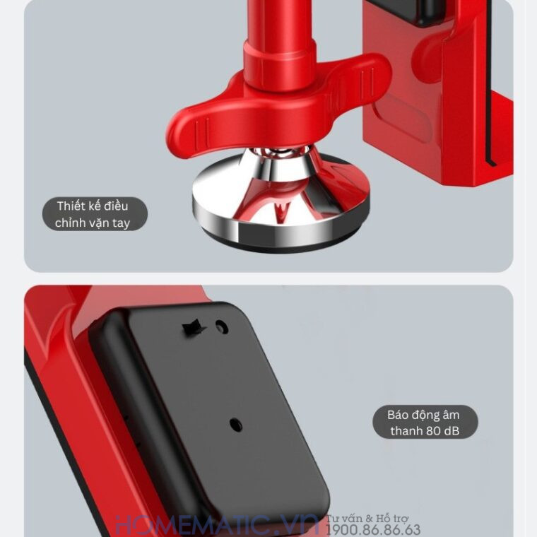 Khóa Chặn Cửa Chống Trộm Báo động Mở Cửa Doorstop-qhe