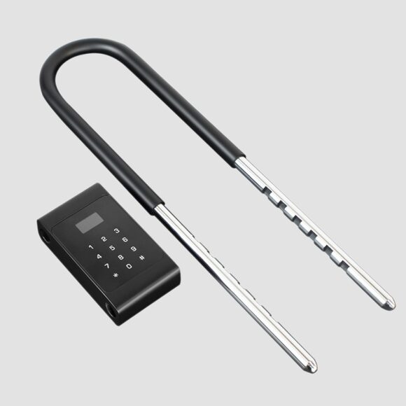 Khóa Cửa Kính Cường Lực Khóa Tay Nắm Cửa Mã Số Vân Tay Thẻ Từ Thông Minh Exsmith U9