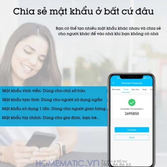 Khóa Cửa Kính Cường Lực Khóa Tay Nắm Cửa Mã Số Vân Tay Thẻ Từ Thông Minh Exsmith U9