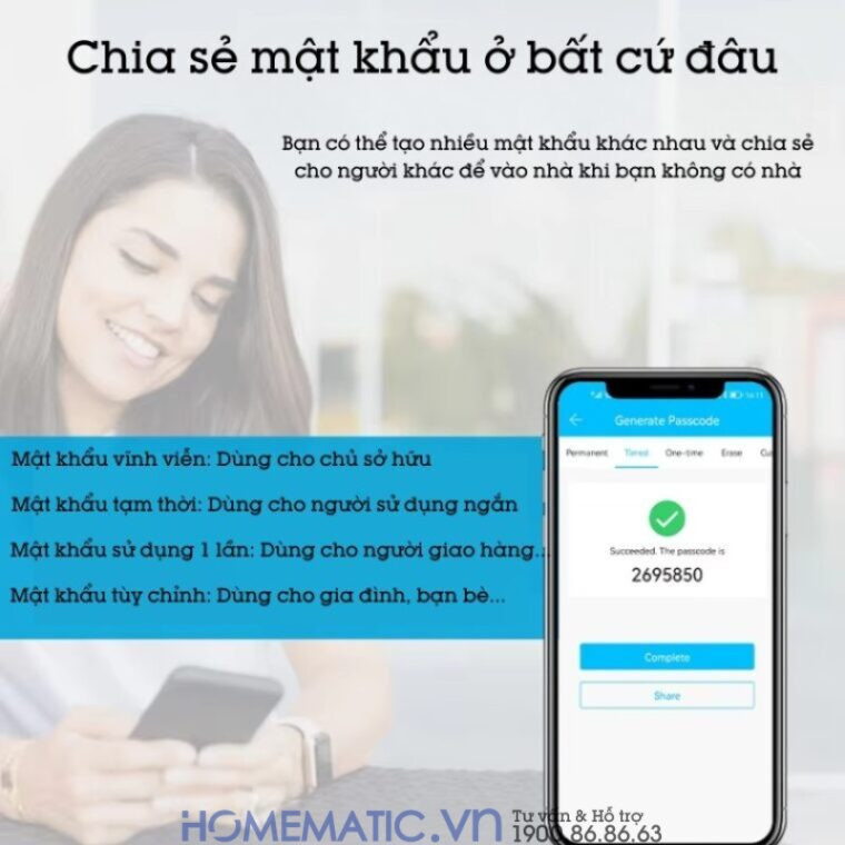 Khóa Cửa Kính Cường Lực Khóa Tay Nắm Cửa Mã Số Vân Tay Thẻ Từ Thông Minh Exsmith U9
