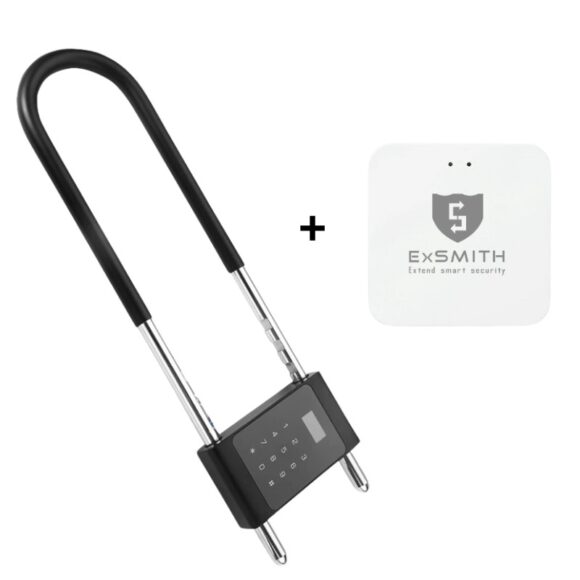Khóa Cửa Kính Cường Lực Khóa Tay Nắm Cửa Mã Số Vân Tay Thẻ Từ Thông Minh Exsmith U9