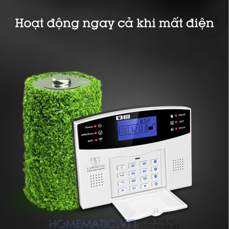 Bộ Thiết Bị Chống Trộm Báo Qua điện Thoại Dùng Sim 4g +wifi Exsmith Es1721 Bộ Thiết Bị Chống Trộm Báo Qua điện Thoại Dùng Sim 4g +wifi Exsmith Es1721