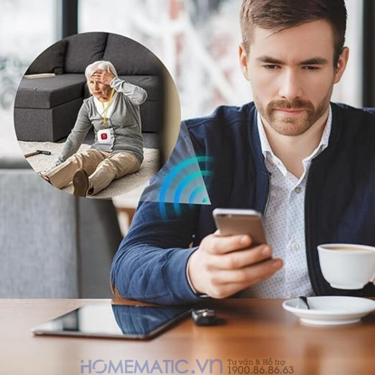 Chuông Báo động Cho Người Già Không Dây Wifi Td12s