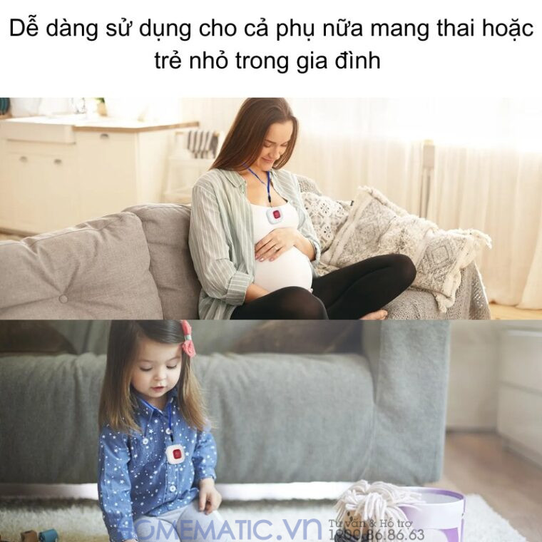 Chuông Báo động Cho Người Già Không Dây Wifi Td12s