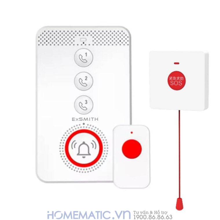 Chuông Báo Khẩn Cấp Cho Người Già Sử Dụng Sim 4g Pb4gsos Báo Về điện Thoại