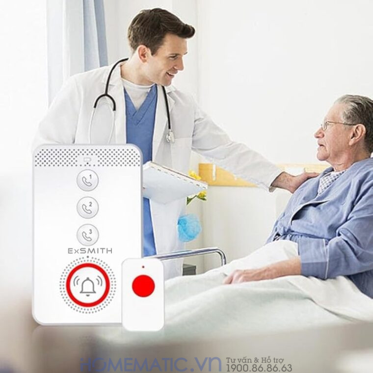 Chuông Báo Khẩn Cấp Cho Người Già Sử Dụng Sim 4g Pb4gsos Báo Về điện Thoại