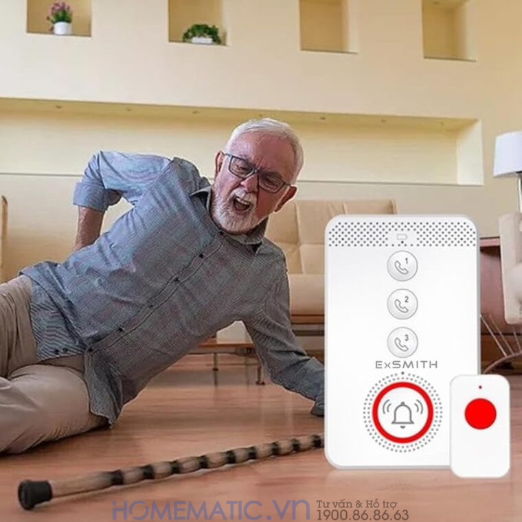 Chuông Báo Khẩn Cấp Cho Người Già Sử Dụng Sim 4g Pb4gsos Báo Về điện Thoại