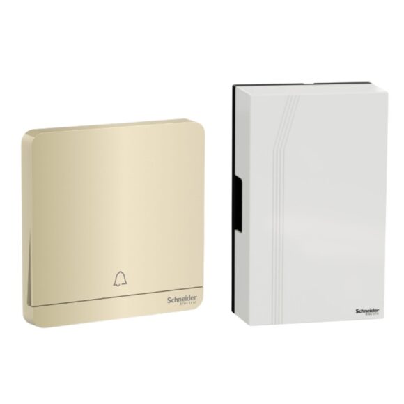 Chuông Cửa Có Dây Chính Hãng Schneider Electric Cao Cấp E8331wg Bản Wine Gold