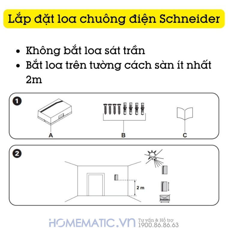 Chuông Cửa Có Dây Schneider Electric Cao Cấp M3t03 Chuông Cửa Có Dây Schneider Electric Cao Cấp M3t03