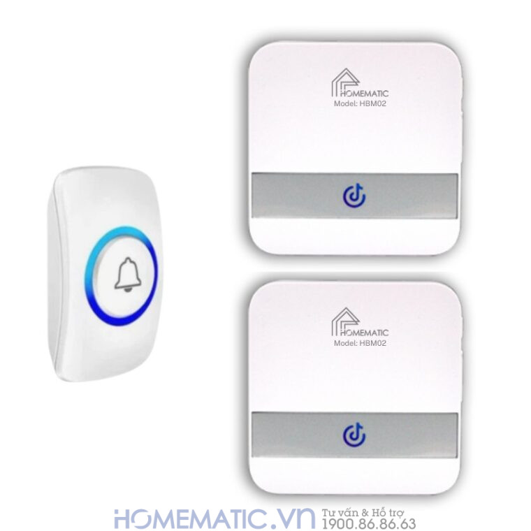 Chuông Cửa Không Dây Dùng Pin Homematic Hbm02