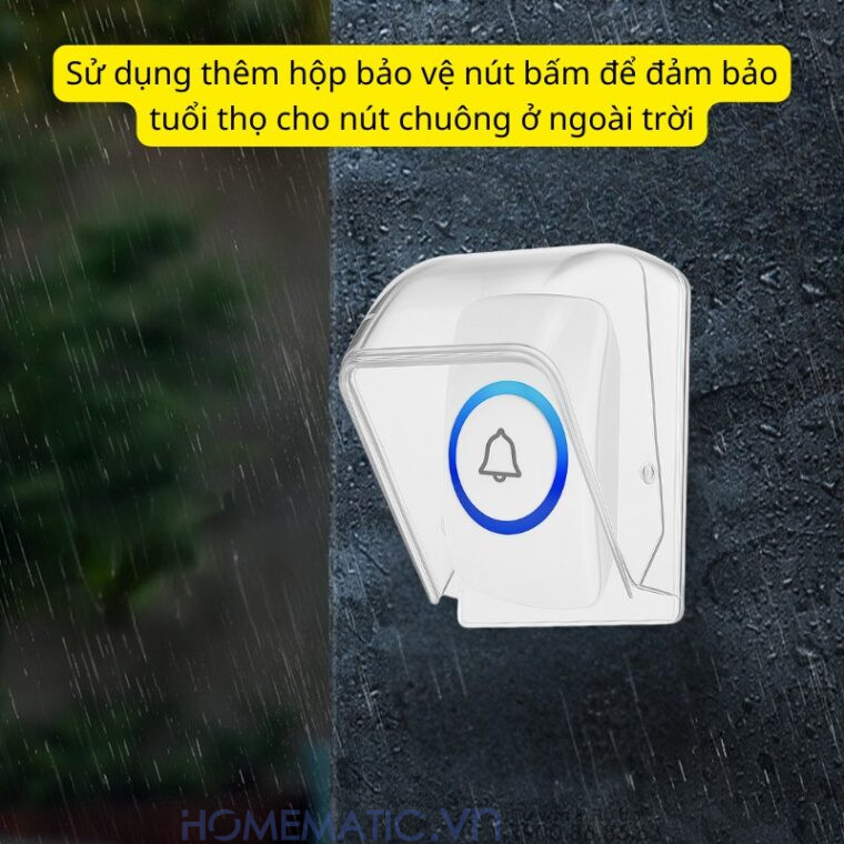 Chuông Cửa Không Dây Dùng Pin Homematic Hbm02