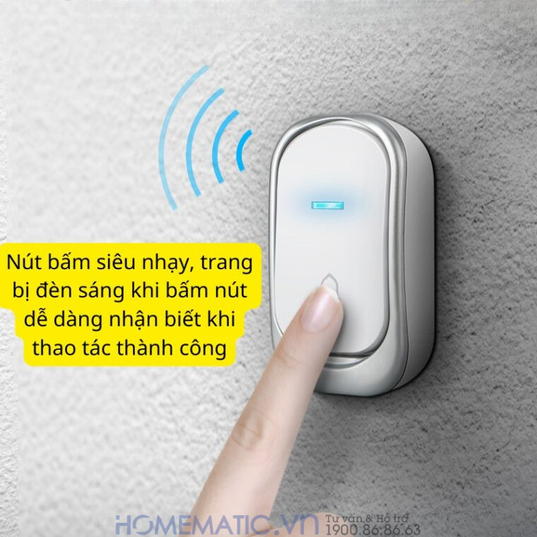 Chuông Cửa Không Dây Dùng Pin Starwill C21 Chuông Cửa Không Dây Dùng Pin Starwill C21