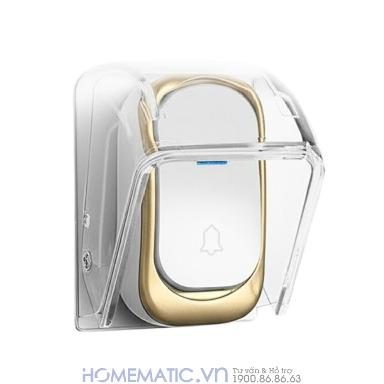 Chuông Cửa Không Dây Dùng Pin Starwill C21 hộp che mưa bảo vệ nút bấm