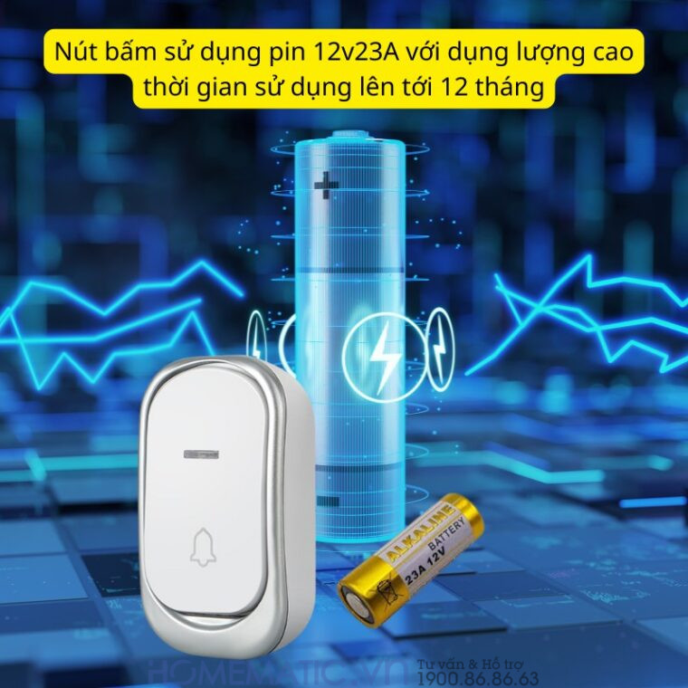 Chuông Cửa Không Dây Dùng Pin Starwill C21 Chuông Cửa Không Dây Dùng Pin Starwill C21