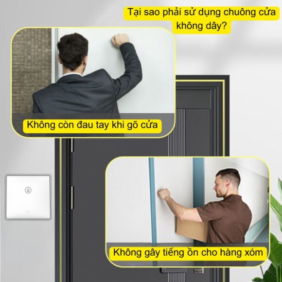 Chuông Cửa Không Dây Không Pin Cao Cấp Homematic G9lw lý do sử dụng