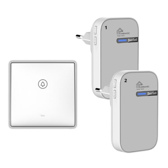 Chuông Cửa Không Dây Không Pin Cao Cấp Homematic G9lw bộ 1 nút 2 loa