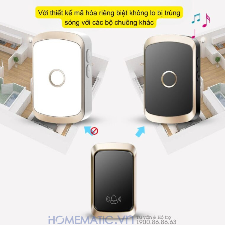Chuông Cửa Không Dây Không Pin Homematic Af50