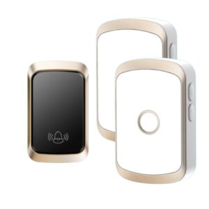 Chuông Cửa Không Dây Không Pin Homematic Af50 1 nút đen 2 loa trắng