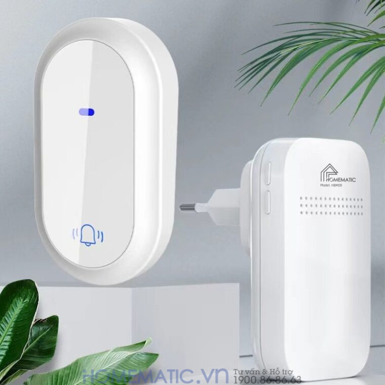 Chuông Cửa Không Dây Không Pin Homematic Hbm09