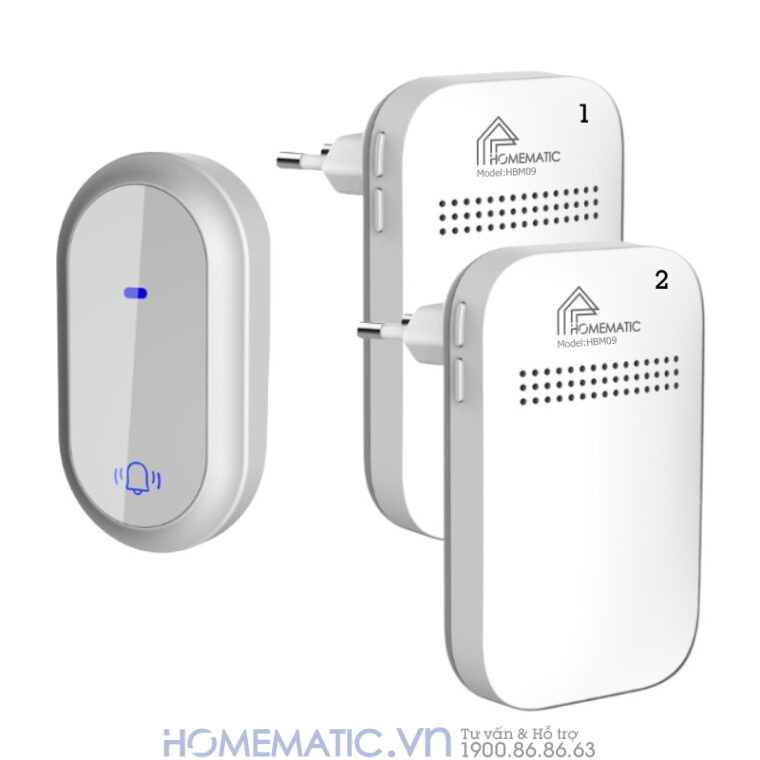 Chuông Cửa Không Dây Không Pin Homematic Hbm09