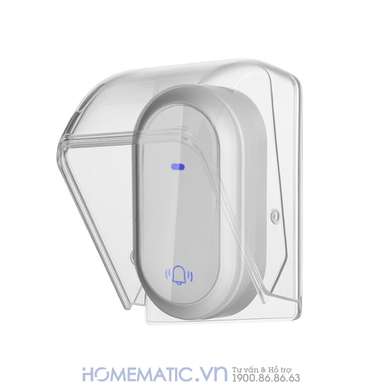 Chuông Cửa Không Dây Không Pin Homematic Hbm09 hộp che mưa bảo vệ nút bấm