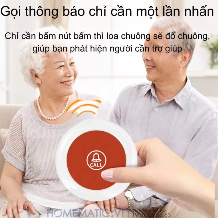 Chuông Không Dây Cho Người Già Qx01sos