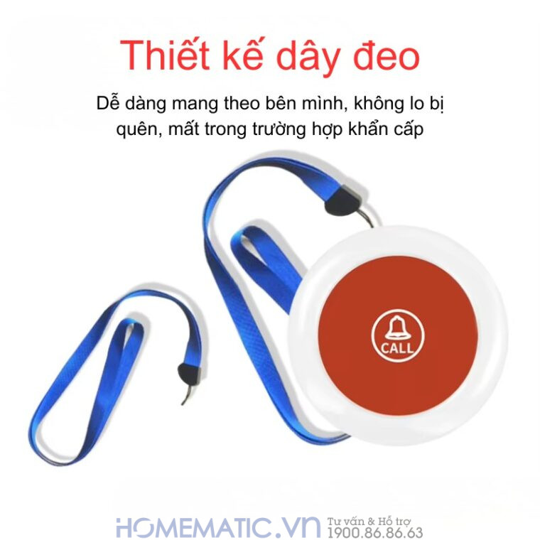 Chuông Không Dây Cho Người Già Qx01sos