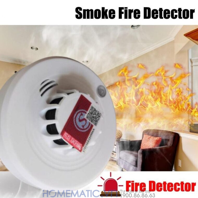 Hệ Thống Báo Cháy Không Dây Gia đình Báo Về điện Thoại 4g + Wifi Es1721f