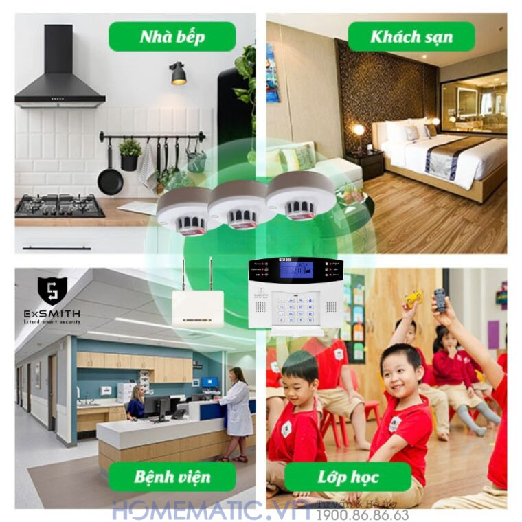 Hệ Thống Báo Cháy Không Dây Gia đình Báo Về điện Thoại 4g + Wifi Es1721f Hệ Thống Báo Cháy Không Dây Gia đình Báo Về điện Thoại 4g + Wifi Es1721f