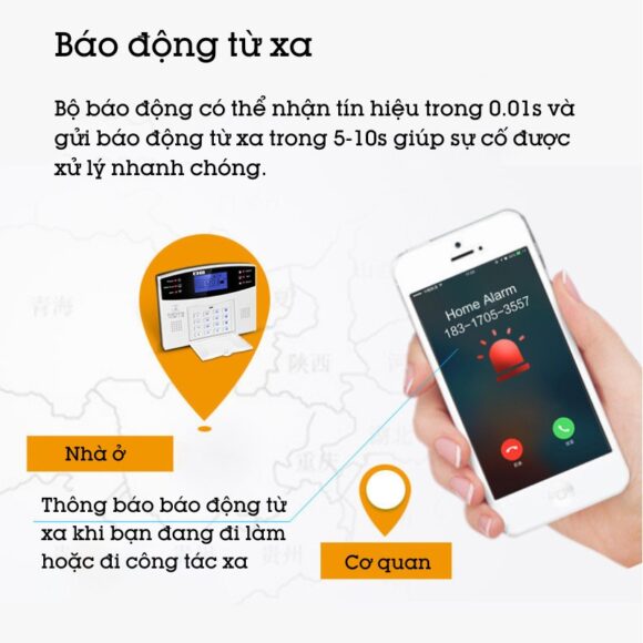 Hệ Thống Hàng Rào Chống Trộm Báo Về điện Thoại 4g + Wifi Exsmith Es1721ab