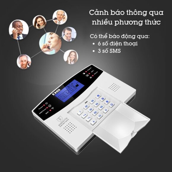 Hệ Thống Hàng Rào Chống Trộm Báo Về điện Thoại 4g + Wifi Exsmith Es1721ab