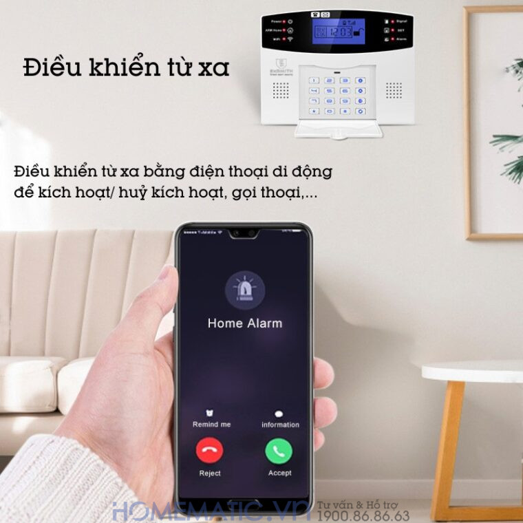 Hệ Thống Hàng Rào Chống Trộm Báo Về điện Thoại 4g + Wifi Exsmith Es1721ab