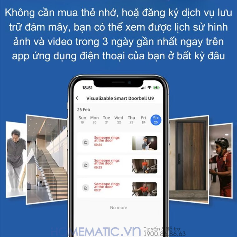 Chuông Cửa Camera Wifi Chống Nước Ngoài Trời Xsmarthome U9 Chuông Cửa Camera Wifi Chống Nước Ngoài Trời Xsmarthome U9