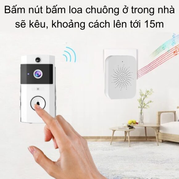 Chuông Cửa Camera Wifi Chống Nước Ngoài Trời Xsmarthome U9