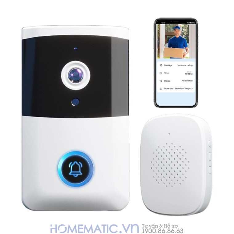 Chuông Cửa Có Hình Wifi Xsmarthome I5